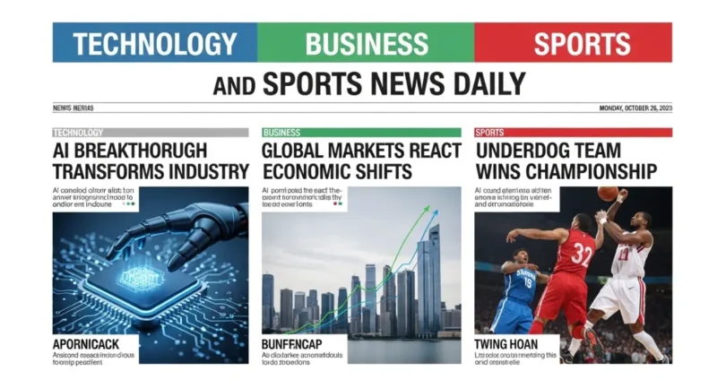 technology business and sports news daily